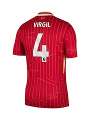 Nike Red Liverpool Home Stadium 2024-25 Shirt - Image 3 of 3