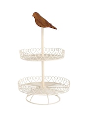 Garden Two Tier Bird Cake Stand by Dibor - Image 2 of 5