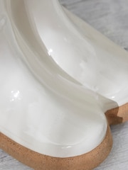 Large White Personalised Garden Welly Boots Planter by Dibor - Image 5 of 5