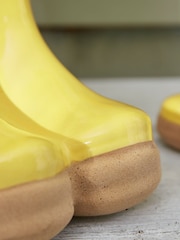 Large Yellow Welly Boots Garden Planter with Marker by Dibor - Image 3 of 5