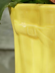 Large Yellow Welly Boots Garden Planter with Marker by Dibor - Image 4 of 5