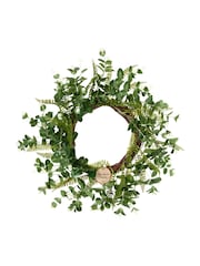 Botanical Bounty Evergreen Garden Wreath by Dibor - Image 2 of 5