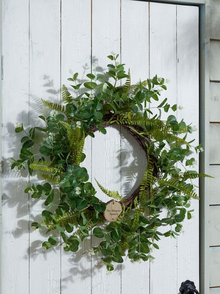 Botanical Bounty Evergreen Garden Wreath by Dibor - Image 5 of 5