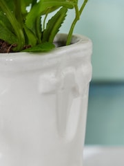 Small White Personalised Welly Boots Garden Planter by Dibor - Image 3 of 5