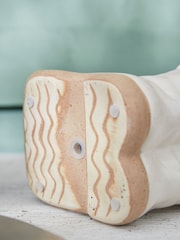 Small White Personalised Welly Boots Garden Planter by Dibor - Image 4 of 5