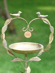 Standing Heart Garden Bird Dish by Dibor - Image 3 of 5