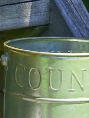 Vintage Metal Country Garden Planter by Dibor - Image 3 of 5