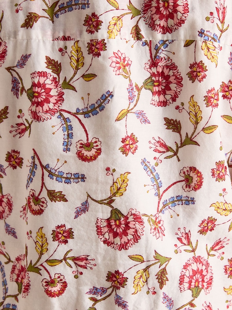 Joules Ariella Provence Floral Cotton Tiered Dress - Image 10 of 10