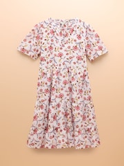 Joules Ariella Provence Floral Cotton Tiered Dress - Image 9 of 10