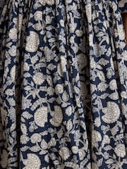 Joules Nelly Navy Tie Front Dress - Image 5 of 8