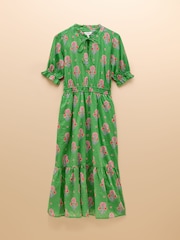 Joules Larissa Green Textured Sundress - Image 1 of 6