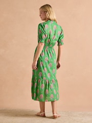 Joules Larissa Green Textured Sundress - Image 2 of 6