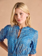 Joules Larissa Blue Textured Sundress - Image 5 of 8