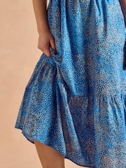 Joules Larissa Blue Textured Sundress - Image 7 of 8