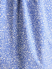 Joules Martha Blue Short Shirt Dress - Image 7 of 8