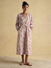 Joules Elise Long Sleeve Cotton Midi Dress - Imagen 1 de 10