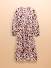 Joules Elise Long Sleeve Cotton Midi Dress - Imagen 10 de 10