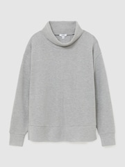 Reiss Hattie Cotton-Blend Roll-Neck Lounge Top - Bilde 2 av 7