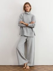 Reiss Hattie Cotton-Blend Roll-Neck Lounge Top - Bilde 4 av 7