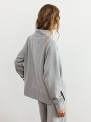 Reiss Hattie Cotton-Blend Roll-Neck Lounge Top - Bilde 6 av 7