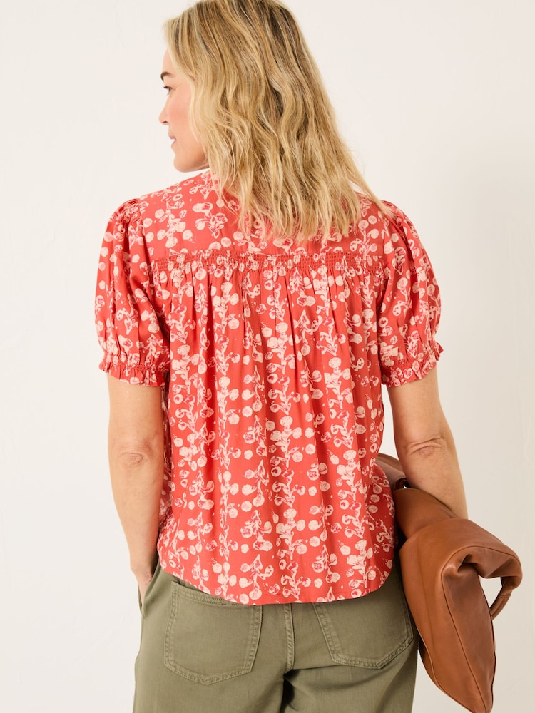FatFace Burnt Orange Jade Blouse - Image 2 of 9