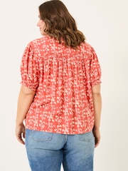 FatFace Burnt Orange Jade Blouse - Image 7 of 9