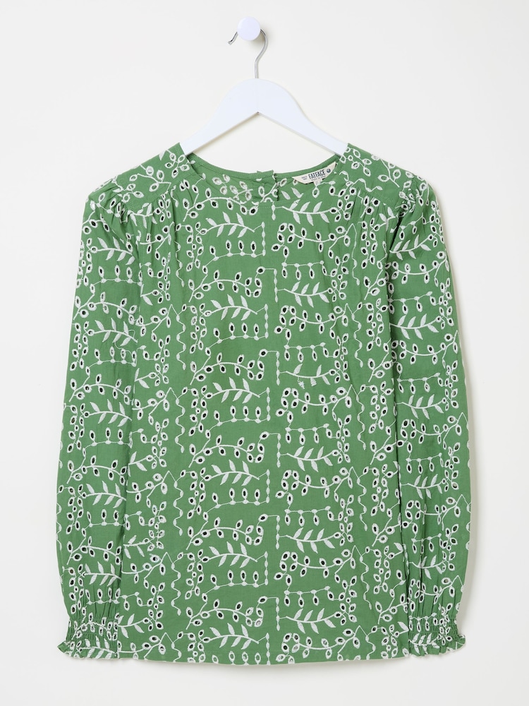 FatFace Jili 100% Cotton Embroidered Blouse - Bild 8 von 8 FatFace Jili 100% Cotton Embroidered Blouse - Bild 8 von 8