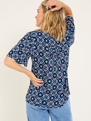 FatFace Kyro Indigo Blue Blouse - Image 2 of 7