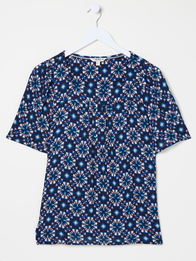 FatFace Kyro Indigo Blue Blouse - Image 7 of 7