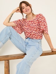 FatFace Kyro Multi Blouse - Image 4 of 10