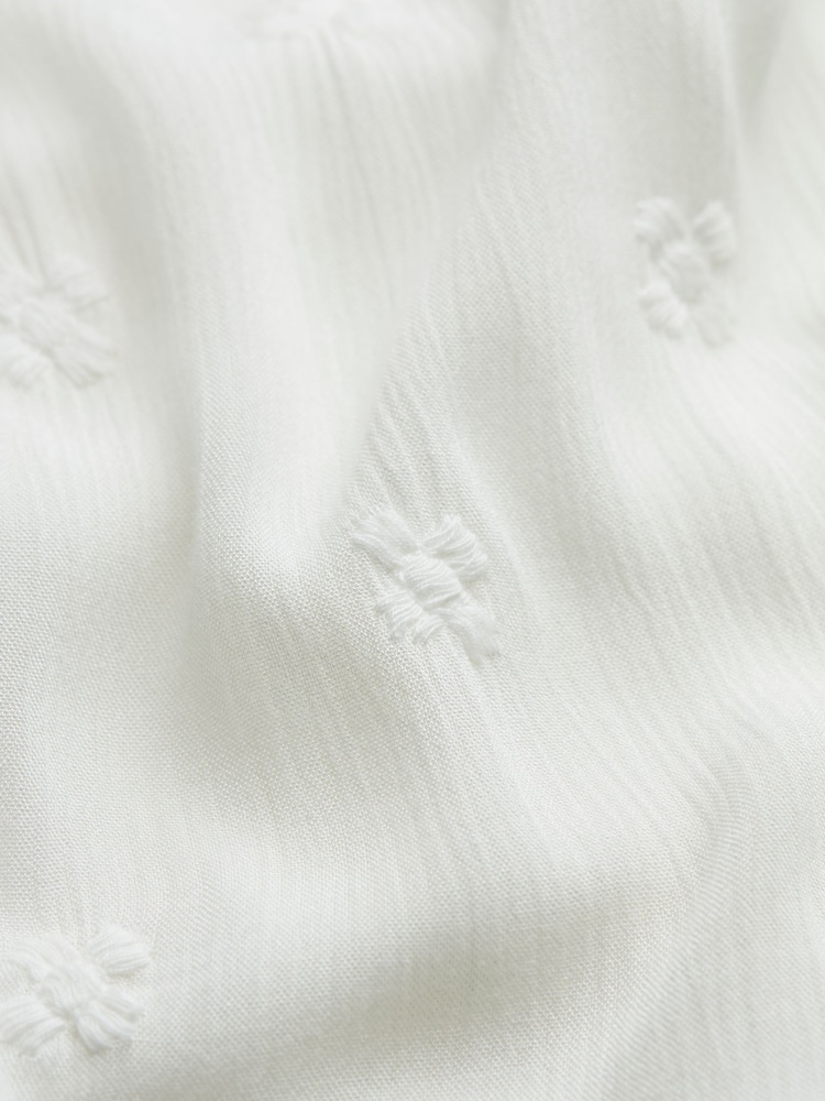 FatFace Orla Ivory Embroidered Blouse - Image 6 of 6