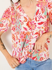 FatFace Ivory Savannah Blouse - Image 4 of 6