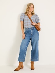 FatFace Blue Jade Blouse - Image 3 of 6