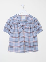 FatFace Blue Jade Blouse - Image 6 of 6