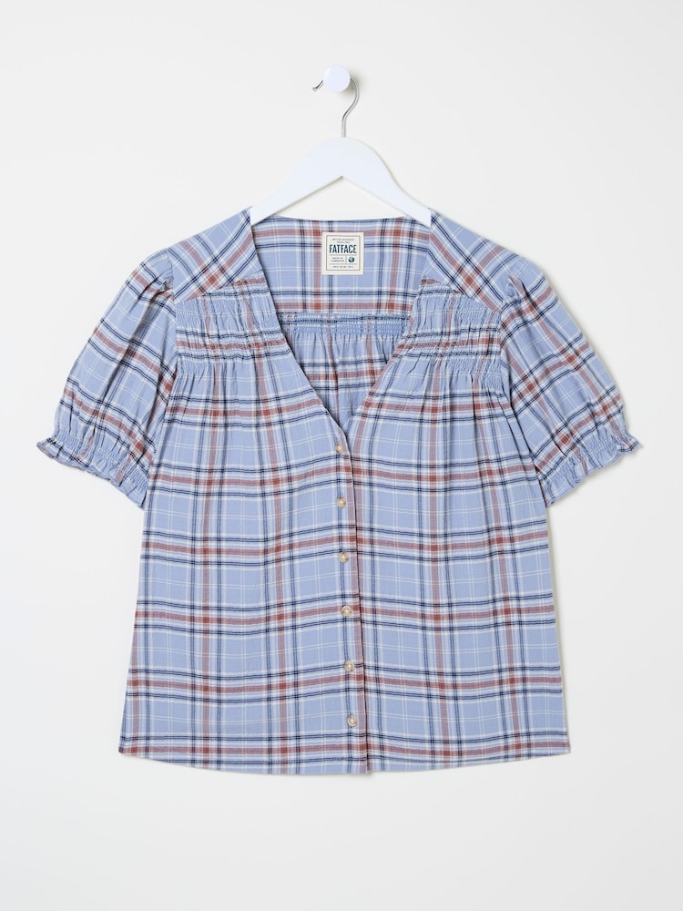 FatFace Blue Jade Blouse - Image 6 of 6