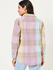 FatFace Bessie Multi 100% Cotton Check Shirt - Image 2 of 6