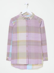 FatFace Bessie Multi 100% Cotton Check Shirt - Image 6 of 6