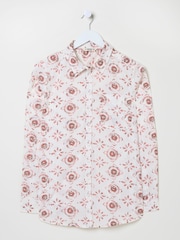 FatFace Olivia Ivory Printed 100% Cotton Long Sleeve Shirt - Image 9 of 9