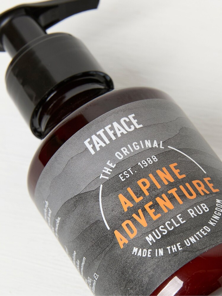 FatFace Charcoal Grey Alpine Adventures Muscle Rub - Image 2 of 2 FatFace Charcoal Grey Alpine Adventures Muscle Rub - Image 2 of 2