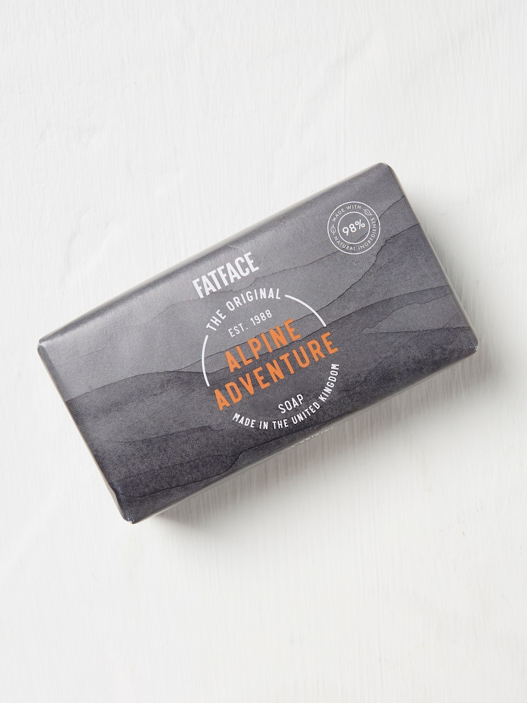 FatFace Charcoal Grey Alpine Adventures Soap - Image 1 of 2