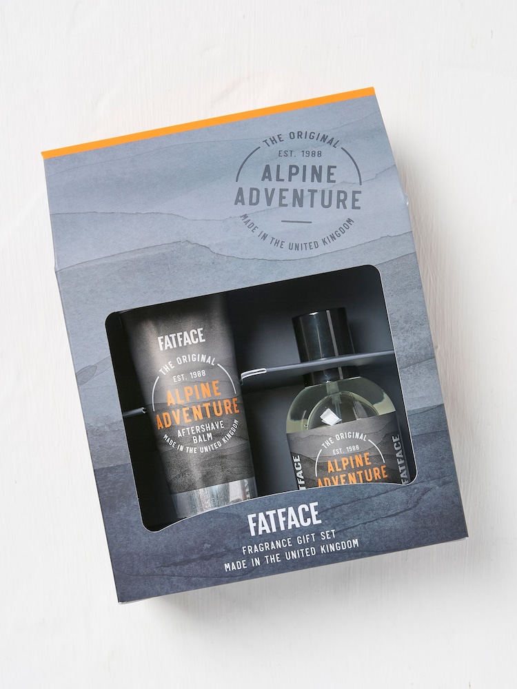 FatFace Charcoal Grey Alpine Adventures Fragrance Gift Set - Image 1 of 2 FatFace Charcoal Grey Alpine Adventures Fragrance Gift Set - Image 1 of 2