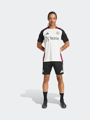 adidas White/Black Manchester United Tiro 24 Training Jersey - Image 6 of 8