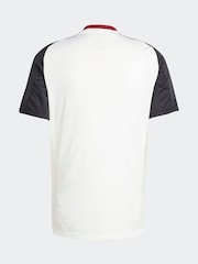 adidas White/Black Manchester United Tiro 24 Training Jersey - Image 8 of 8