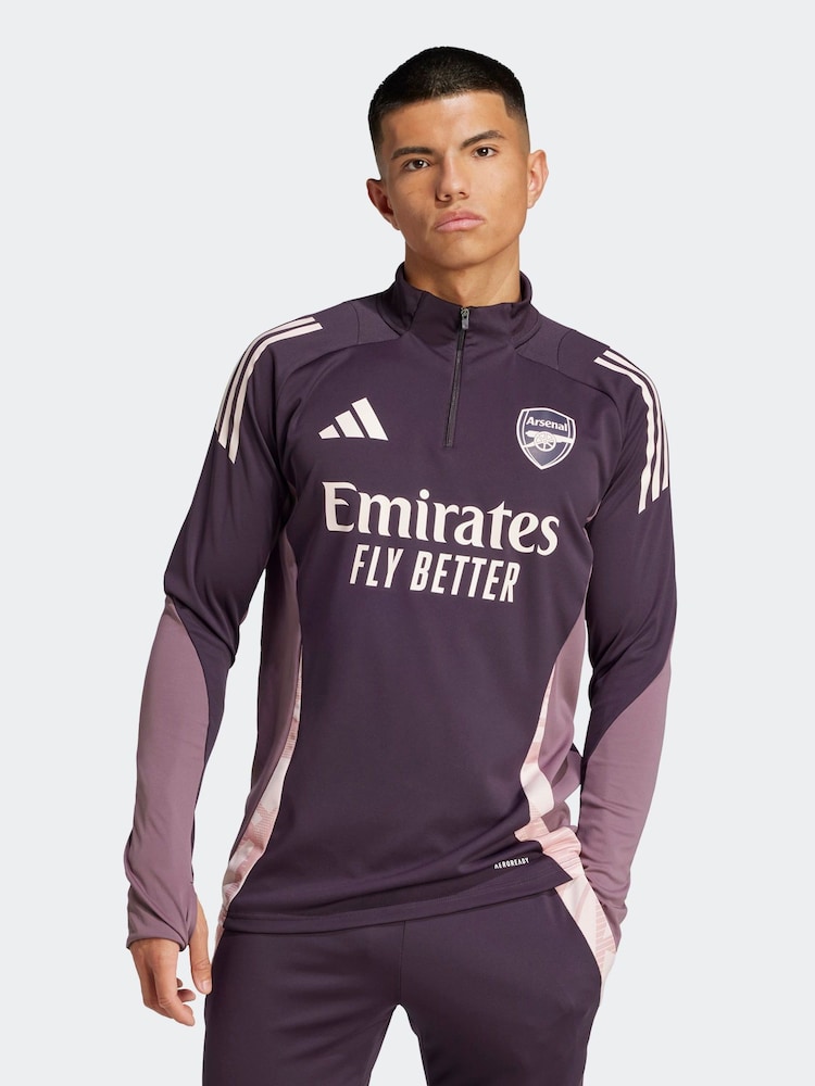 adidas Purple Arsenal Tiro 24 Training Top - Image 1 of 6