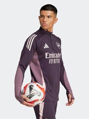 adidas Purple Arsenal Tiro 24 Training Top - Image 3 of 6