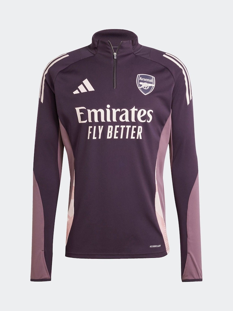 adidas Purple Arsenal Tiro 24 Training Top - Image 6 of 6