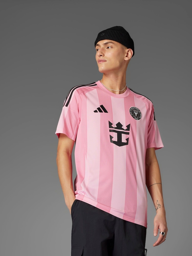 adidas Pink Inter Miami CF 25/26 Messi Home Jersey - Image 1 of 10 adidas Pink Inter Miami CF 25/26 Messi Home Jersey - Image 1 of 10