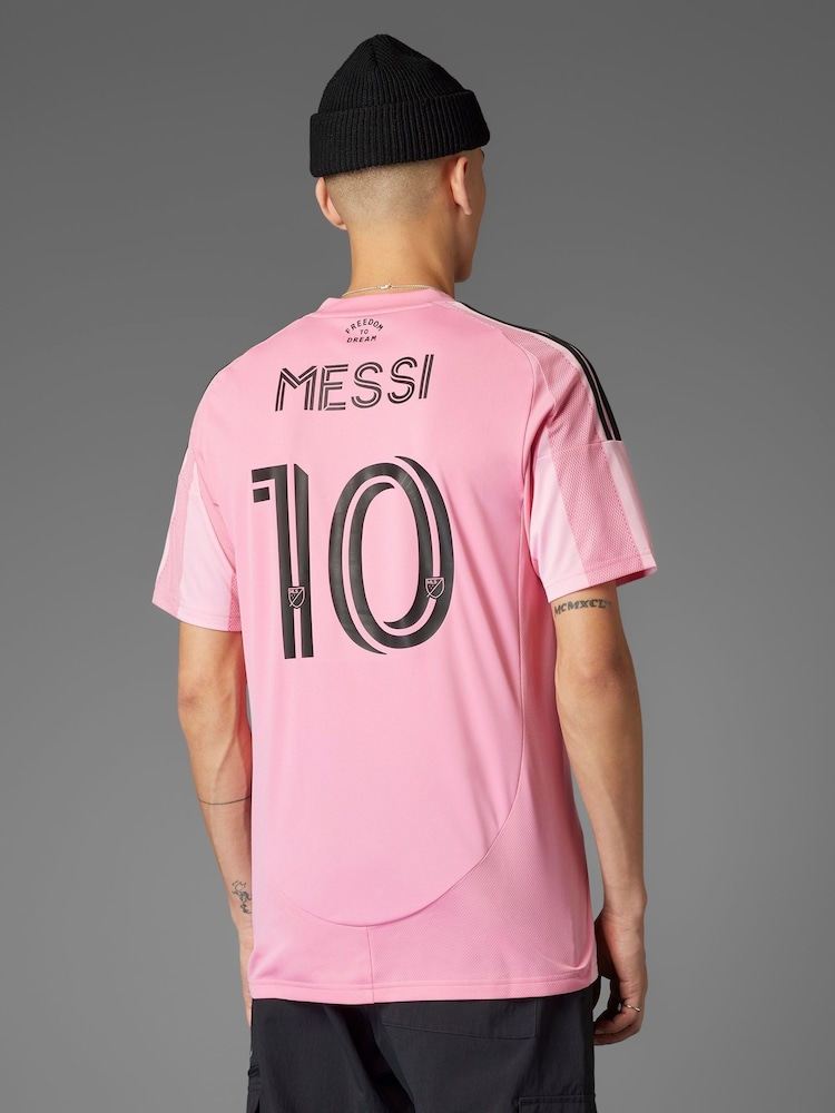 adidas Pink Inter Miami CF 25/26 Messi Home Jersey - Image 2 of 10 adidas Pink Inter Miami CF 25/26 Messi Home Jersey - Image 2 of 10