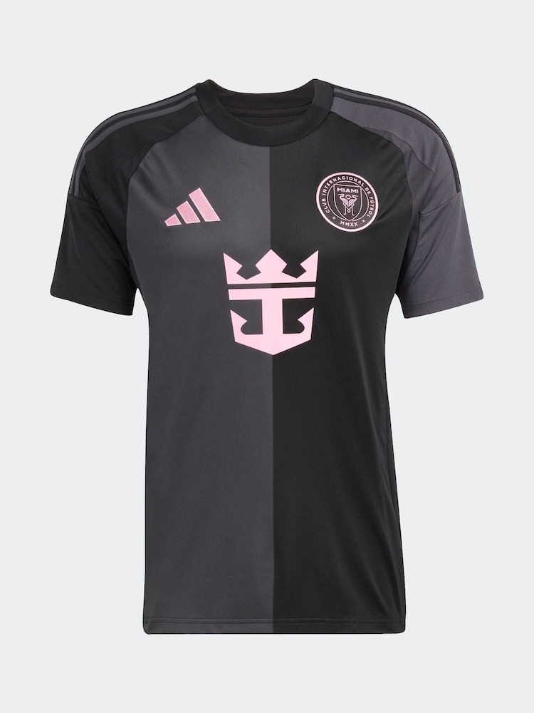 adidas Black Inter Miami CF 25/26 Messi Away Jersey - Image 7 of 8