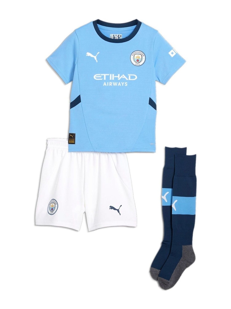 Puma Blue Manchester City Home 2024-25 Minikit - Image 1 of 2